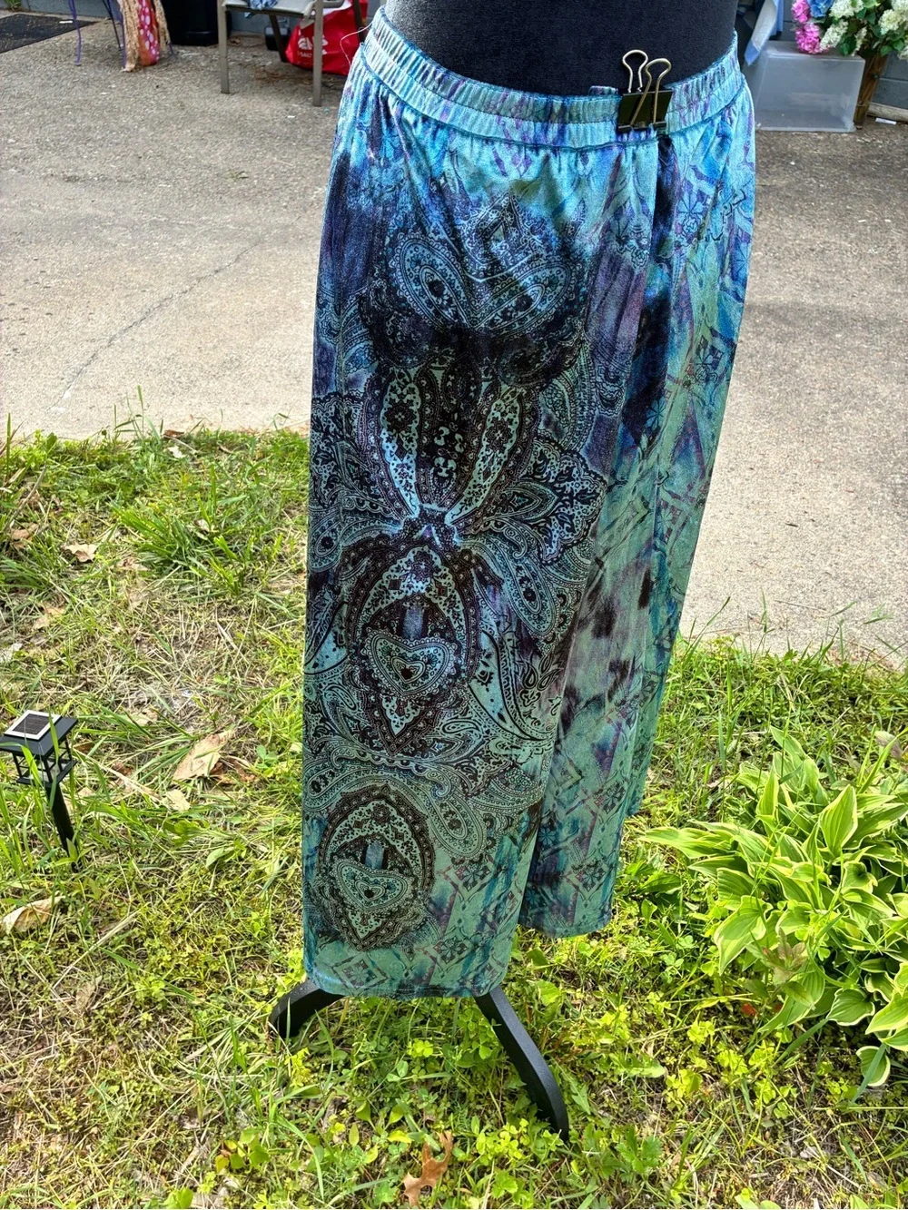 Serengeti Blue and Purple Boho Matching Set | Size Medium | Festival Ready ✨